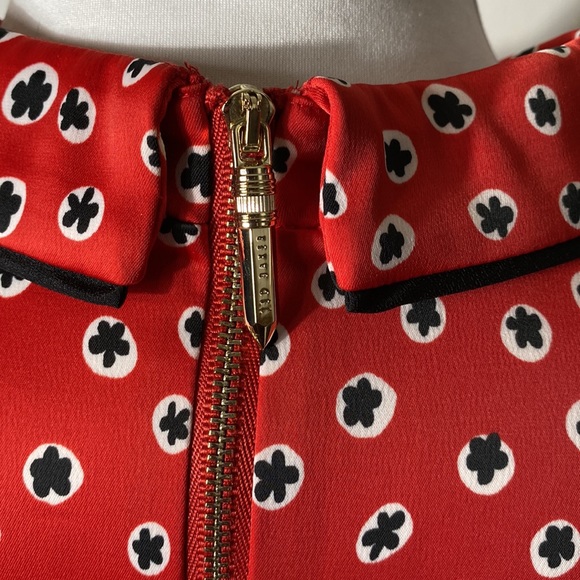 Ted Baker floral and geometric print dress - Picture 6 of 9